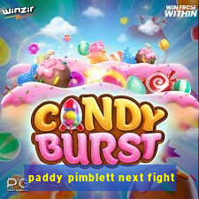 paddy pimblett next fight